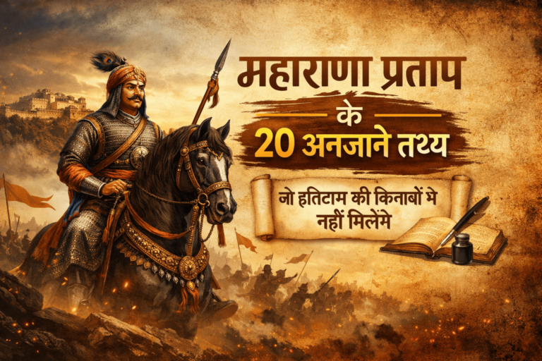 महाराणा प्रताप के 20 अनजाने तथ्य जो इतिहास की किताबों में नहीं मिलेंगे