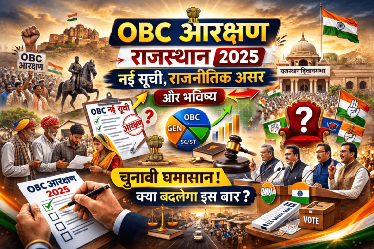 are tum bna k dedo image muje is topic pr "OBC आरक्षण राजस्थान 2025 — नई सूची, राजनीतिक असर और भविष्य"